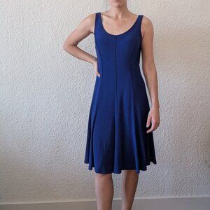 Ralph Lauren Fit & Flare Cobalt Blue Dress Size 4